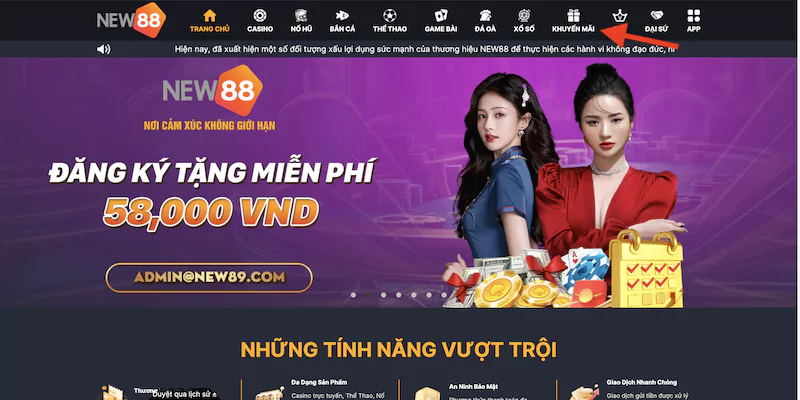 Khuyến mãi New88 hướng dẫn tân thủ cách nhận khuyến mãi liền tay