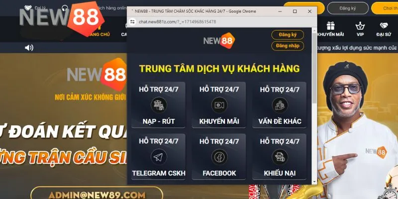 Nạp tiền Liên hệ đến bộ phận CSKH nếu gặp trục trặc khi nạp tiền