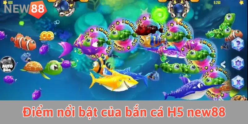 Bắn cá h5: Giải trí đỉnh cao, săn thưởng hấp dẫn mỗi ngày Điểm nổi bật của bắn cá H5 new88