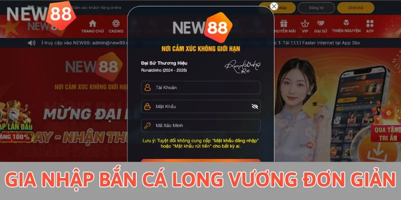 Bắn Cá Long Vương - Bí Quyết Hái Ra Tiền Trong Tíc Tắc Gia nhập bắn cá long vương đơn giản