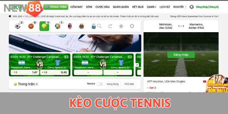 Cá Cược Quần Vợt - Chỉ Dẫn Đầy Đủ Từ A - Z Cho Tân Binh Kèo cược tennis
