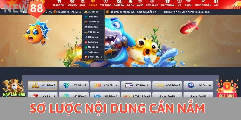 Game Bắn Cá Ăn Tiền New88: Đi Săn Dễ Dàng, Nhận Quà Giá Trị Sơ lược nội dung cần nắm