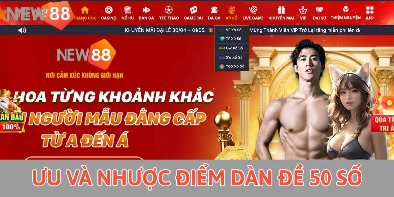 Dàn Đề 50 Số - Tất Tần Tật Thông Tin Tân Binh Cần Nắm Ưu và nhược điểm dàn đề 50 số